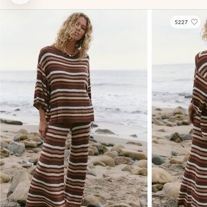 Free People Rainbow Sweater Set